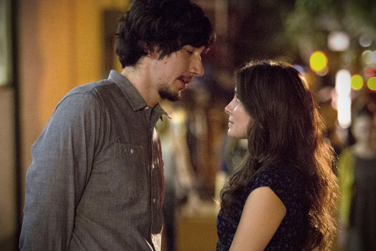 Adam Driver and Shiri Appleby in "Girls" (HBO)