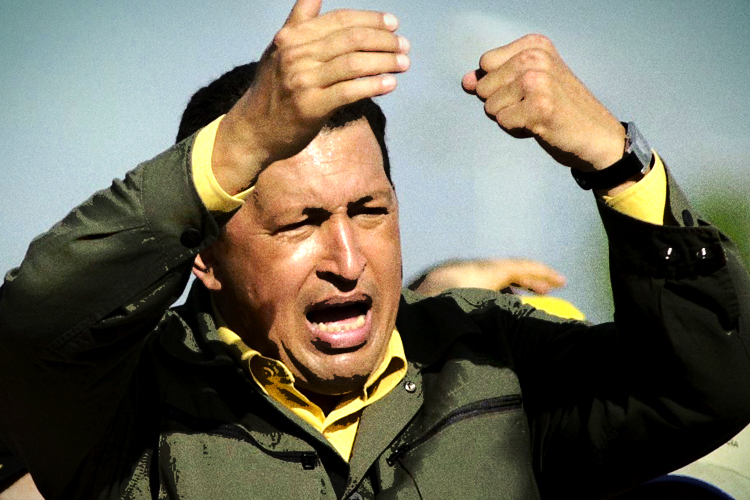 Hugo Chavez (AP/Leslie Mazoch, photo treatment by Salon)