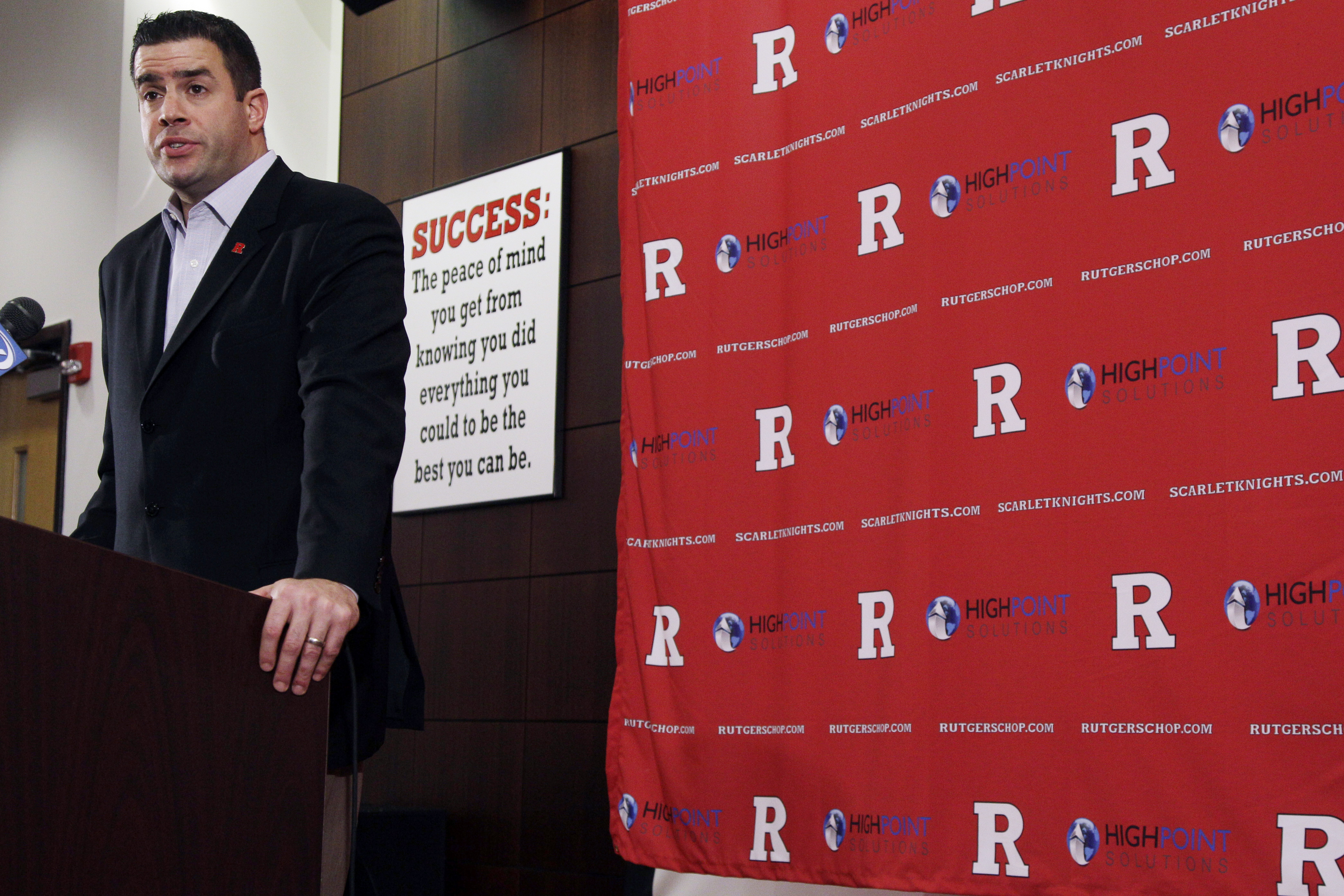Rutgers athletic director Tim Pernetti (AP/Mel Evans)