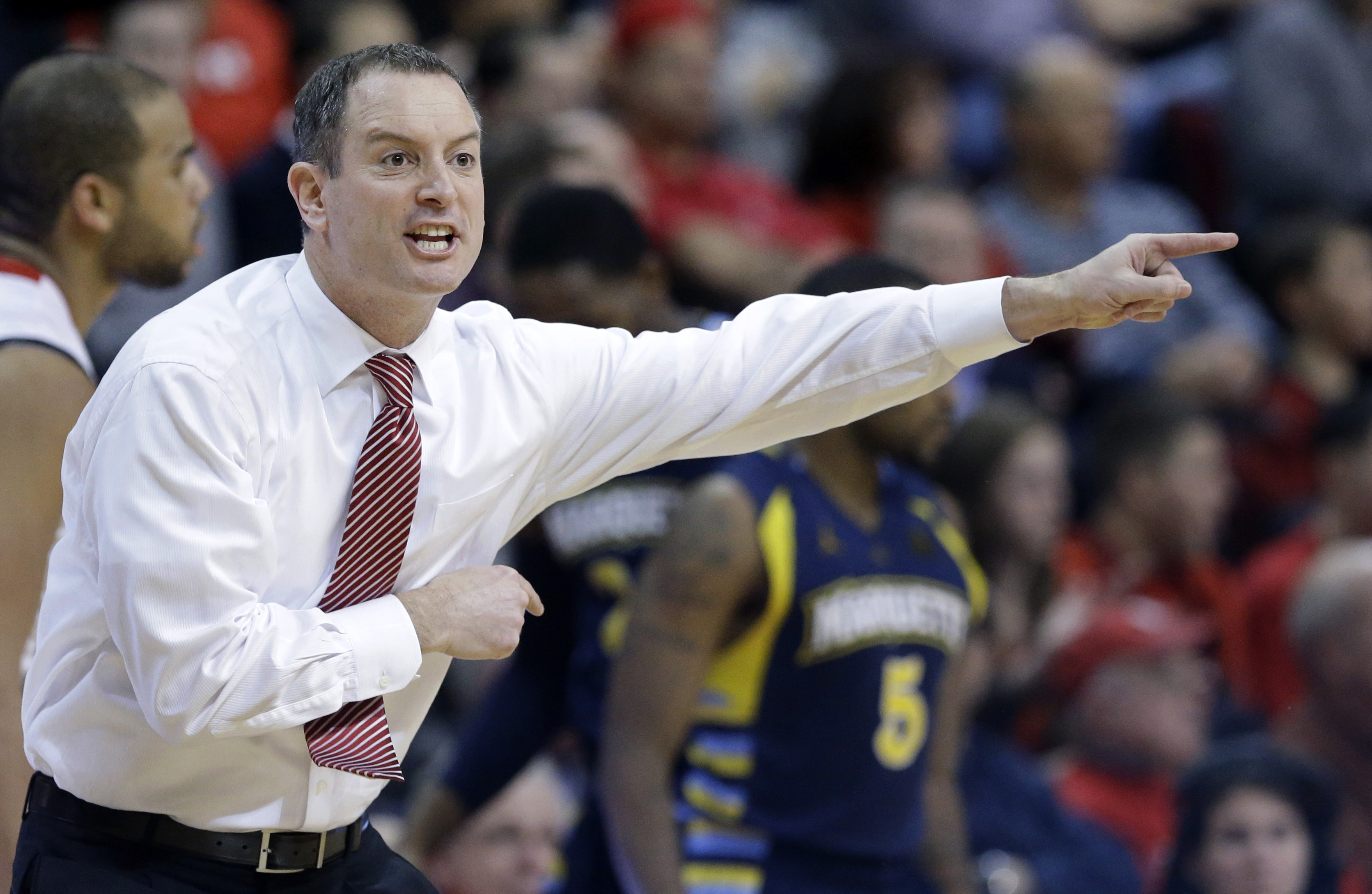 Rutgers coach Mike Rice (AP/Mel Evans)