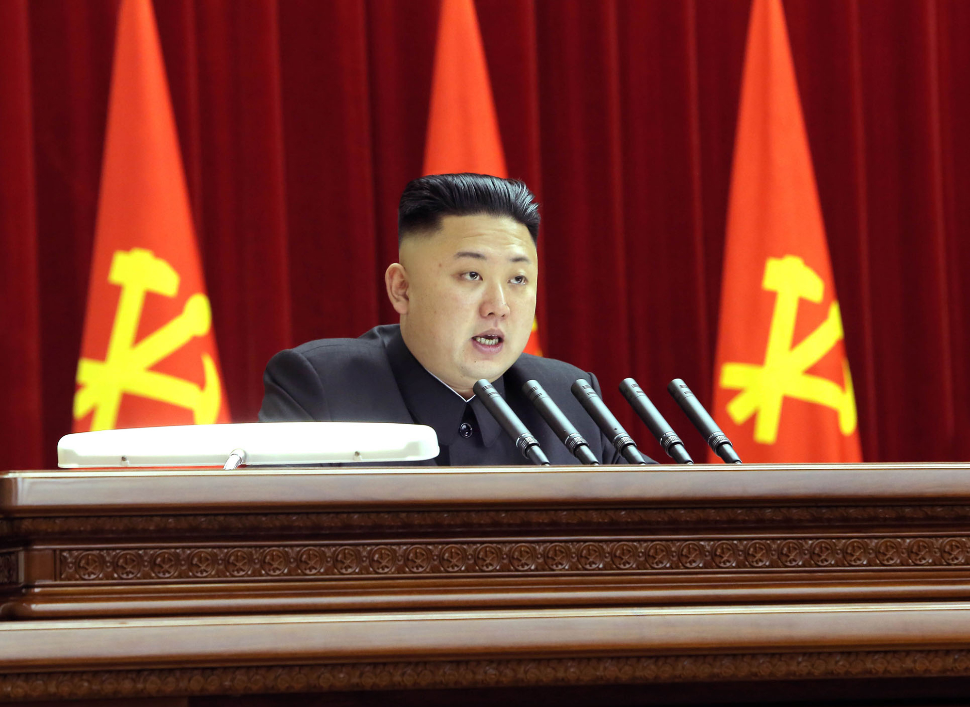 Kim Jong-un (AP/KCNA via KNS)