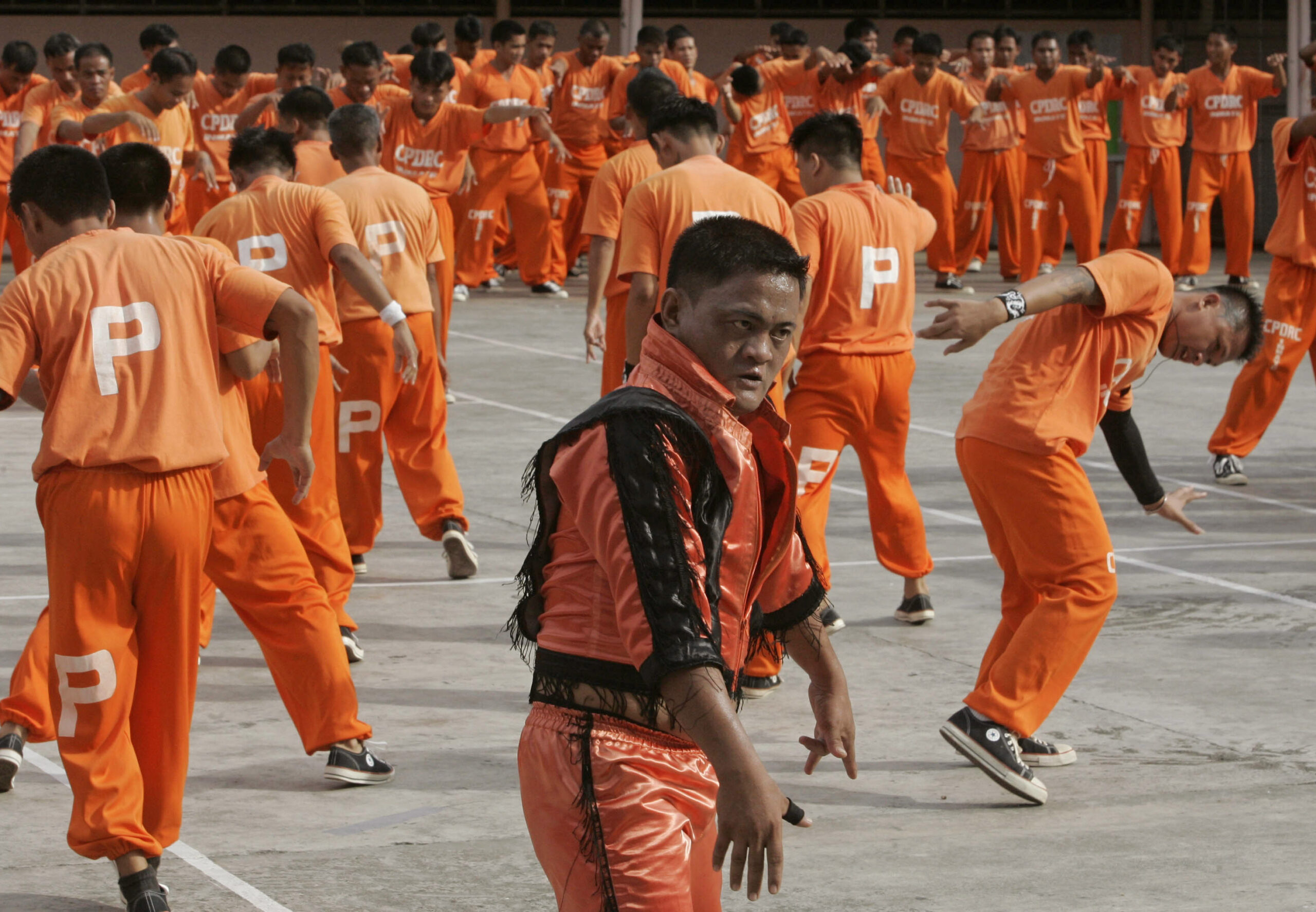 Inmates at the Cebu Provincial Detention and Rehabilitation Center on the island province of Cebu in central Philippines. (AP/Bullit Marquez)