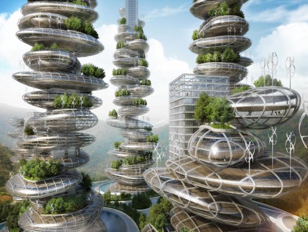 The Asian Cairns farmscrapers (Vincent Callebaut Architects)