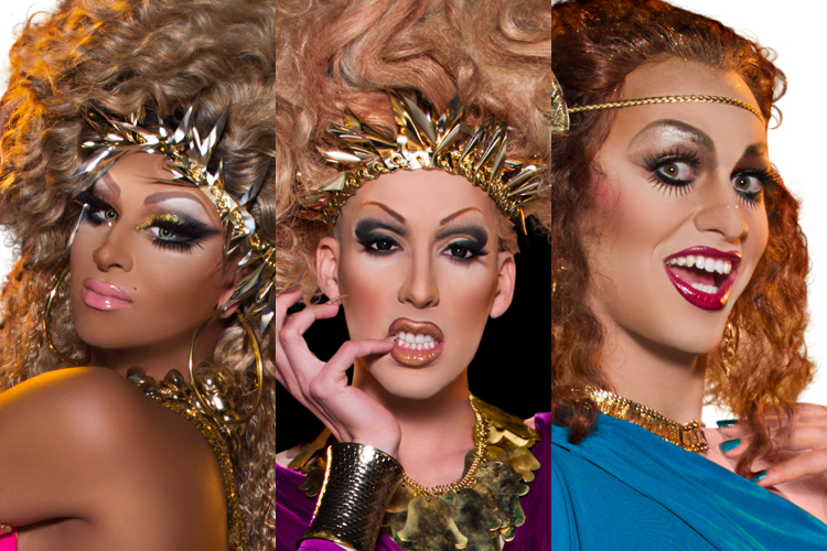 "Rupaul's Drag Race" contestants Roxxxy Andrews, Alaska, Jinkx Monsoon (Logo/Mathu Andersen)