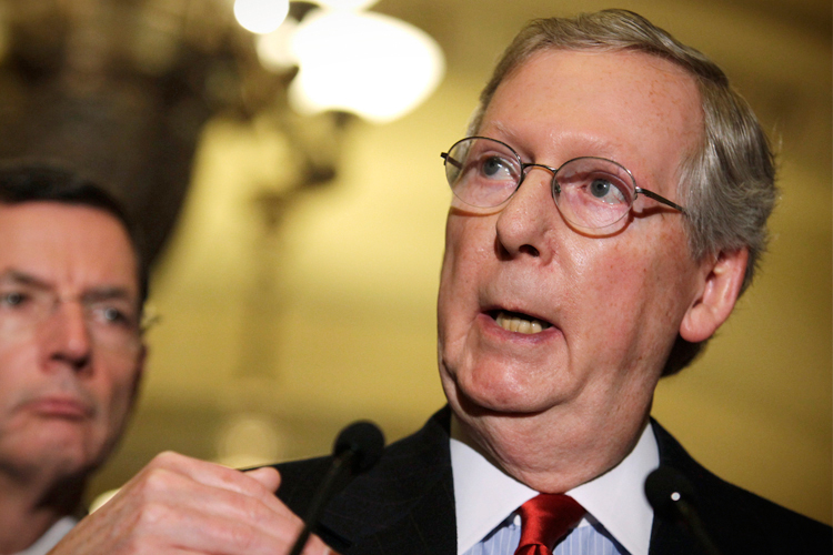 Sen. Mitch McConnell (R-KY) (Reuters/Yuri Gripas)