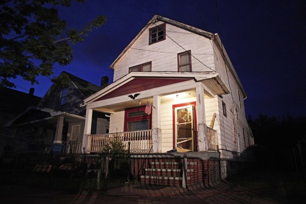 Ariel Castro's home on Seymour Avenue in Cleveland, OH. (Associated Press)