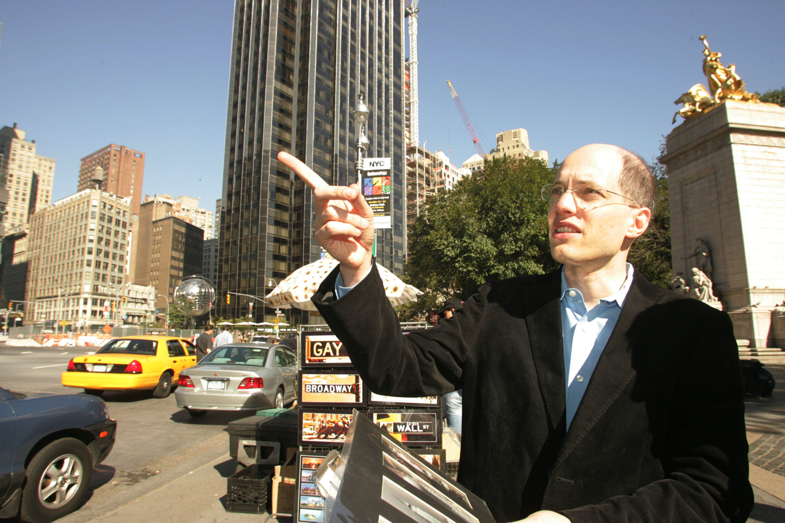 Able to reap buildings in a single bound. Author Alain de Botton sees personality in architecture. (AP/Hiroko Masuike)