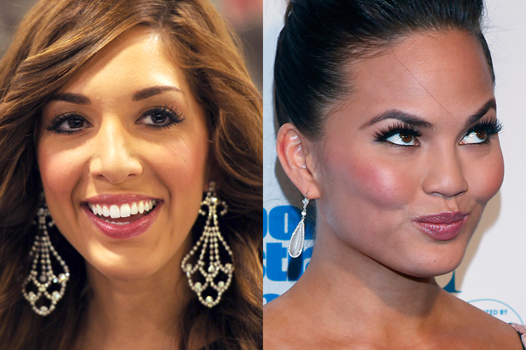 Farrah Abraham, Chrissy Tiegen (AP/Jeff Daly/Reuters/Carlo Allegri)
