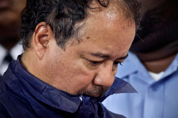 Ariel Castro, in court for his initial appearance in Cleveland, Ohio, May 9, 2013. (Reuters/John Gress)