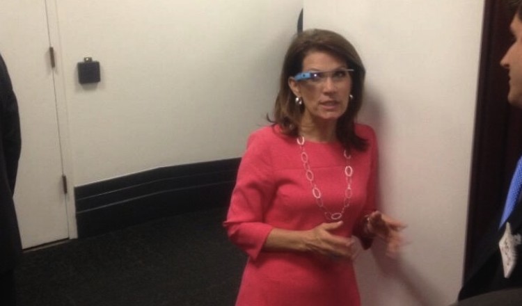 Rep. Michele Bachmann, R-Minn. (Twitter/LukeRussert)