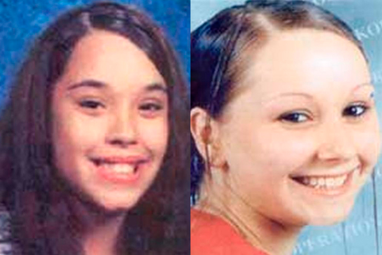 Georgina Lynn Dejesus at age 14, Amanda Marie Berry at age 16 (Reuters)