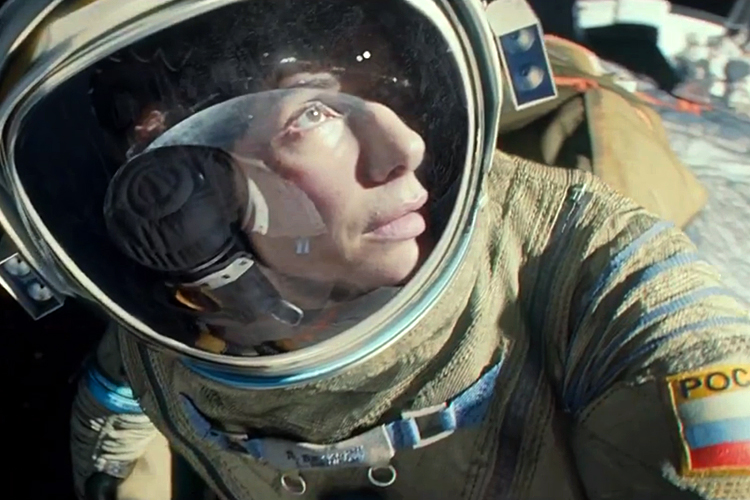 Sandra Bullock in "Gravity"
