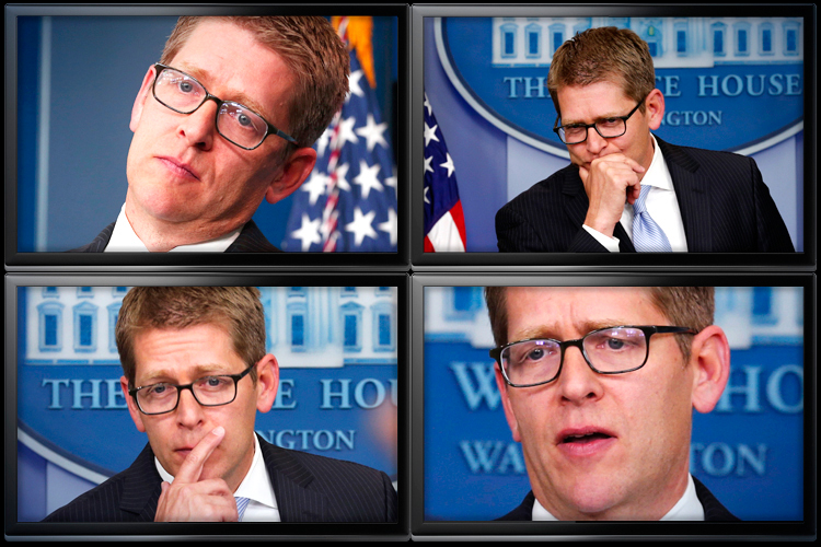White House Press Secretary Jay Carney, May 14, 2013. (Reuters/Kevin Lamarque)