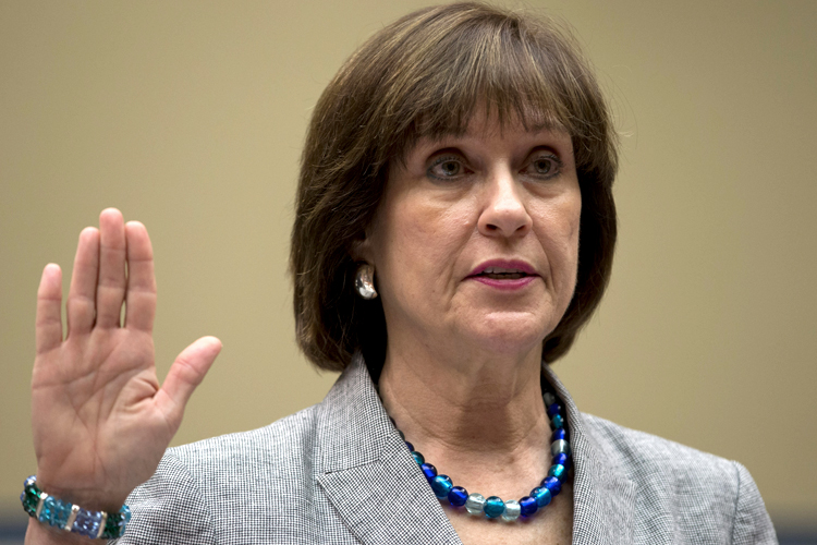 IRS official Lois Lerner is sworn in on Capitol Hill, May 22, 2013 (AP/Carolyn Kaster)