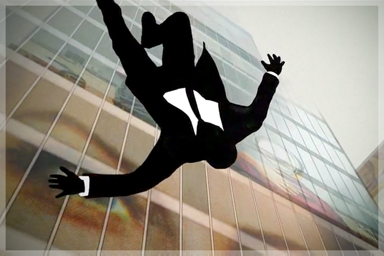 The Falling Man of the "Mad Men" opening credits (AMC)