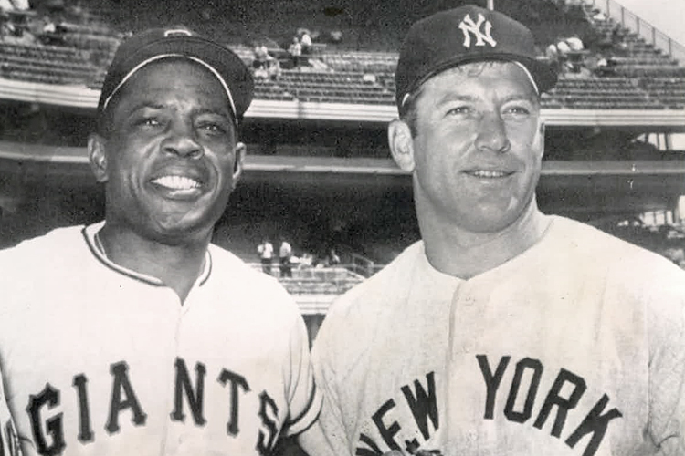 Willie Mays, Mickey Mantle