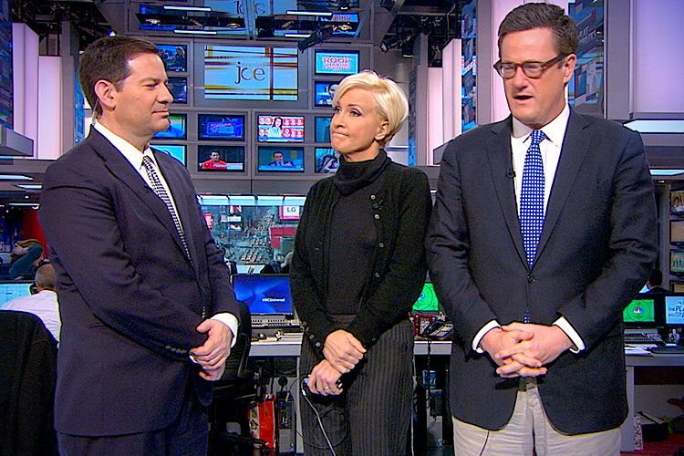Mark Halperin, Mika Brzezinski, Joe Scarborough (MSNBC)