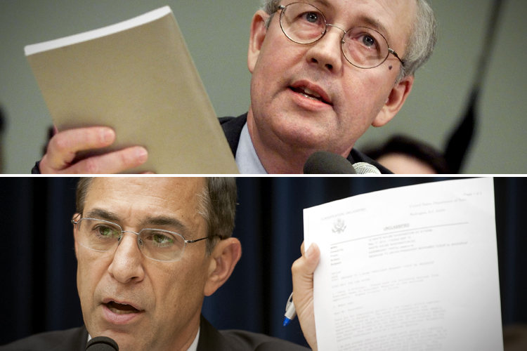 Kenneth Starr, Darrell Issa (Reuters/AP/Cliff Owen)
