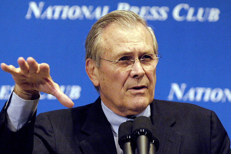 Donald Rumsfeld (Wikimedia)
