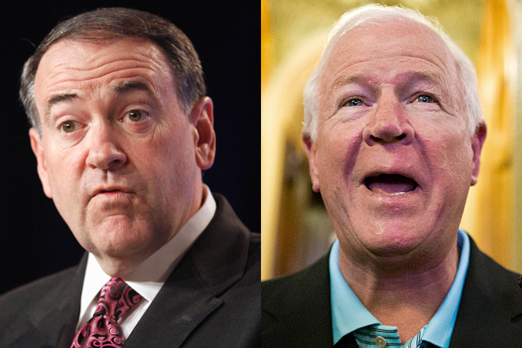 Mike Huckabee, Saxby Chambliss (AP/Jacquelyn Martin/J. Scott Applewhite)