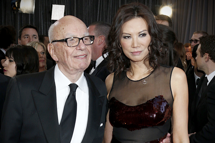 Rupert Murdoch, Wendi Deng Murdoch (AP/Todd Williamson)
