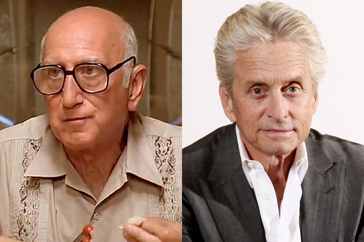 Dominic Chianese, as Junior Soprano in "The Sopranos," Michael Douglas (HBO/AP/Matt Sayles)