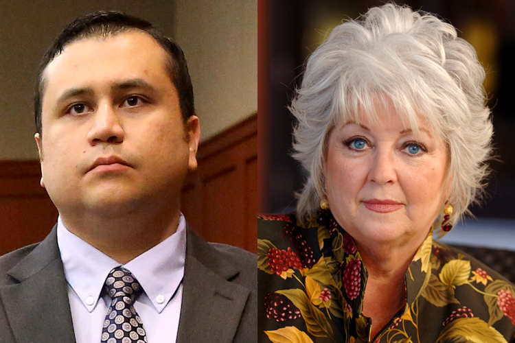 George Zimmerman, Paula Deen (AP/Joe Burbank/Stephen Morton)