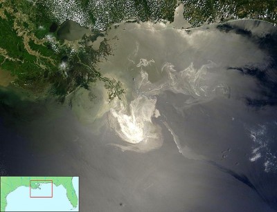The spill viewed from space (Wikimedia)