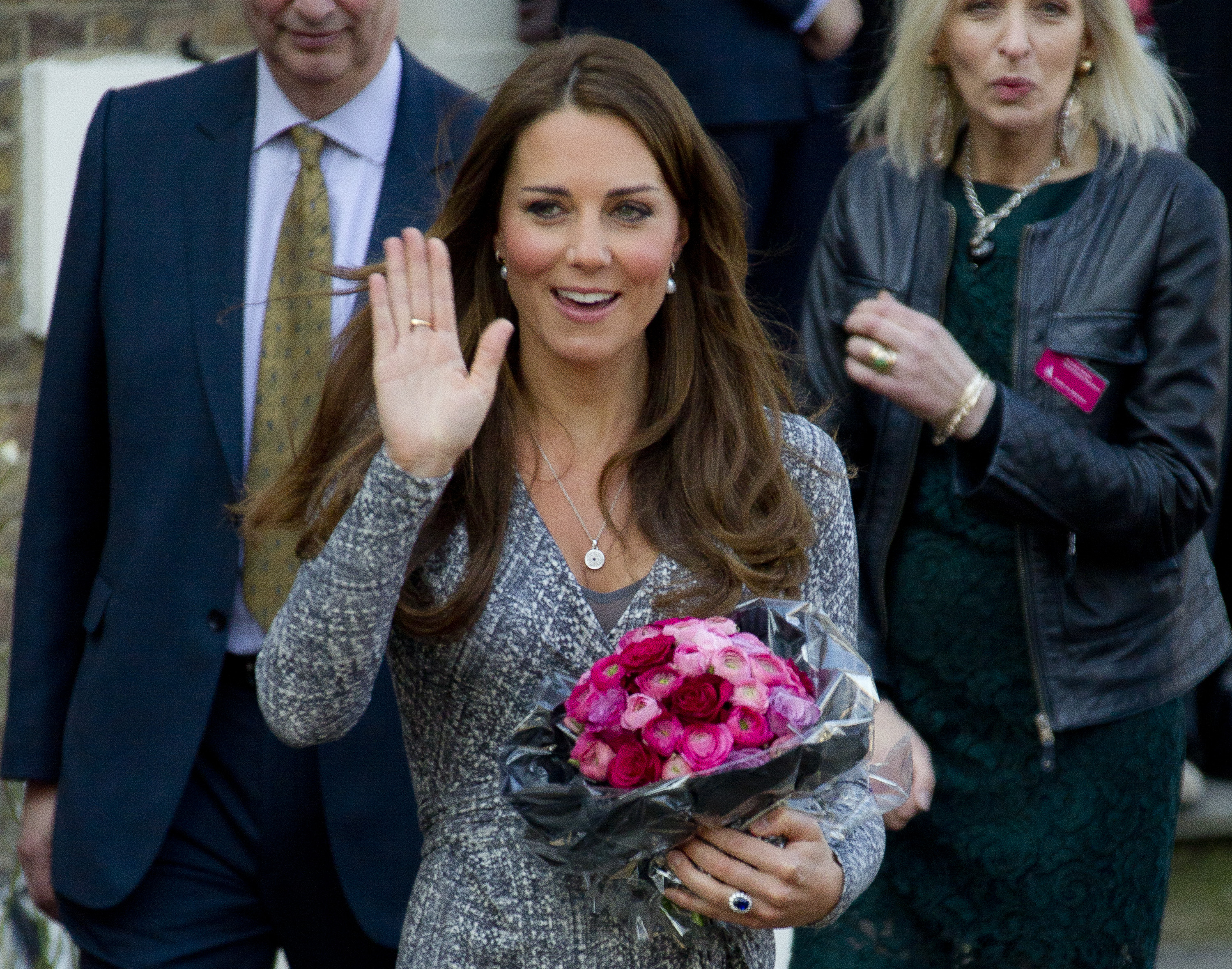 The Duchess of Cambridge, Kate Middleton seen visiting Hope House on Tuesday, Feb. 19, 2013, in London. (Joel Ryan/invision/ap)
