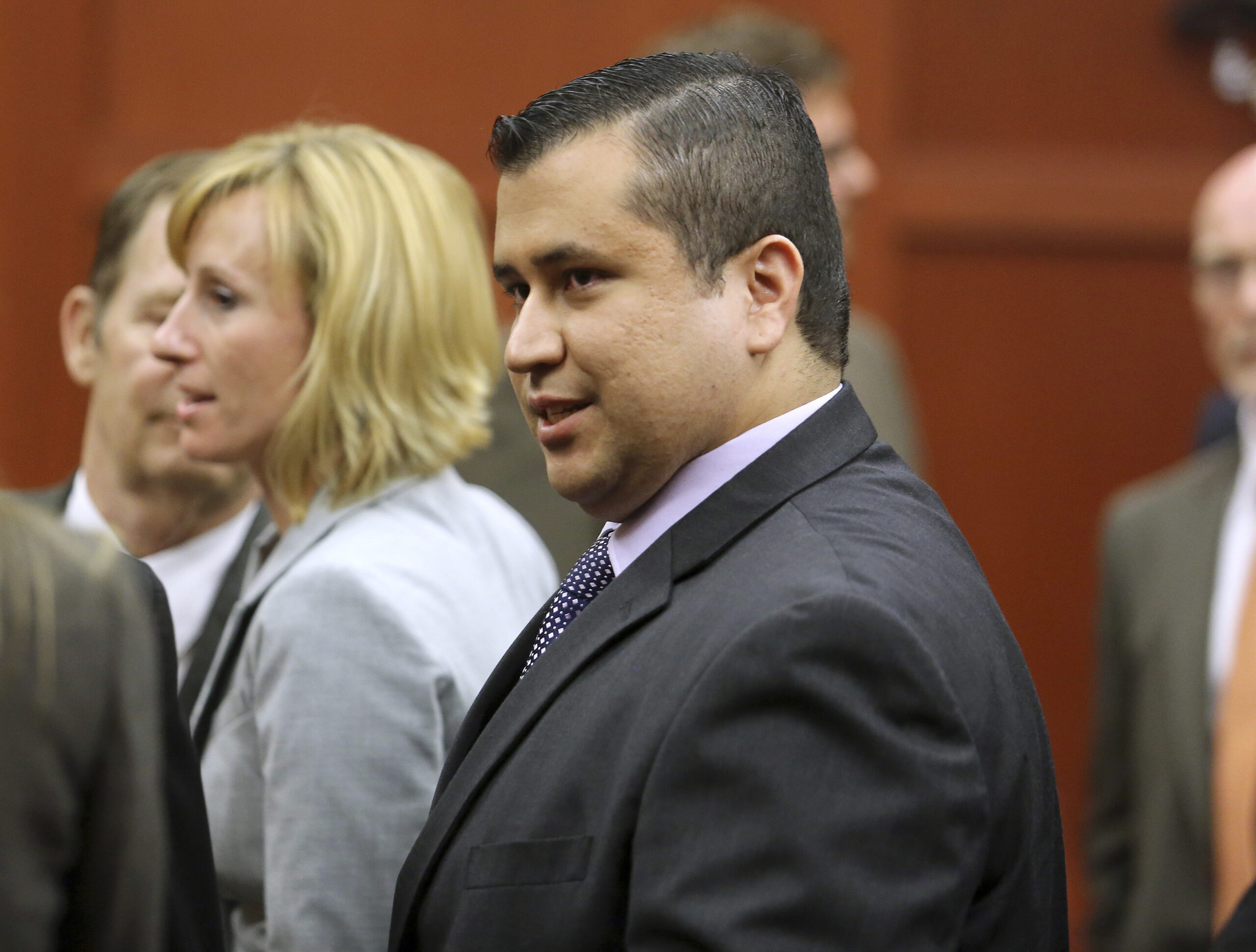 George Zimmerman leaves the courtroom a free man after being found not guilty in the 2012 shooting death of Trayvon Martin at the Seminole County Criminal Justice Center in Sanford, Florida, July 13, 2013. (Reuters/Joe Burbank)