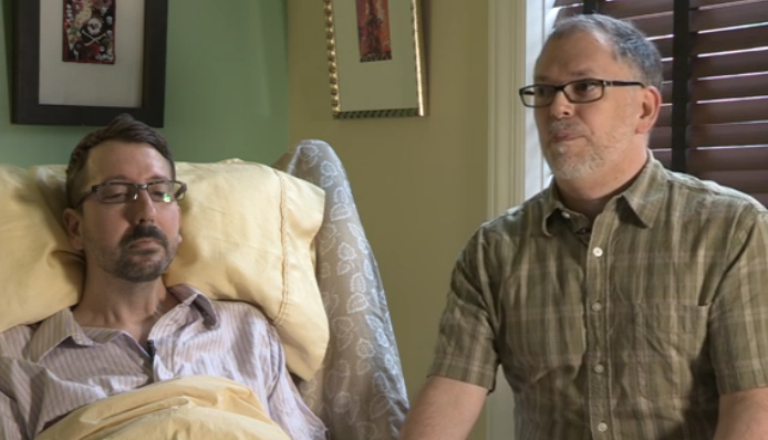 John Arthur and Jim Obergefell of Cincinnati, partners for more than 20 years,