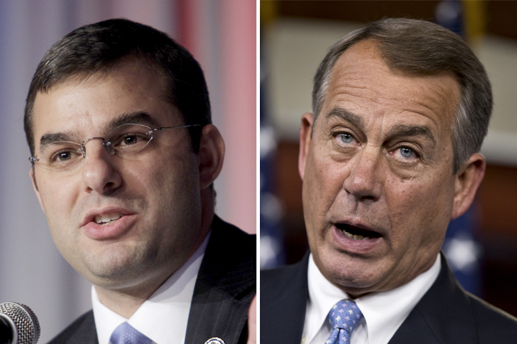Justin Amash, John Boehner (AP/Carlos Osorio/J. Scott Applewhite)