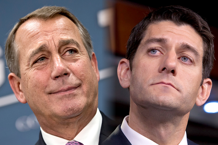 John Boehner, Paul Ryan (AP/J. Scott Applewhite/Jeff Malet, maletphoto.com)