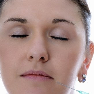 Botox injection (<a href='http://www.shutterstock.com/gallery-660187p1.html'>PhotographyByMK</a> via <a href='http://www.shutterstock.com/'>Shutterstock</a>)