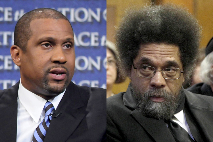Tavis Smiley, Cornel West (AP/Mary F. Calvert/Richard Drew)
