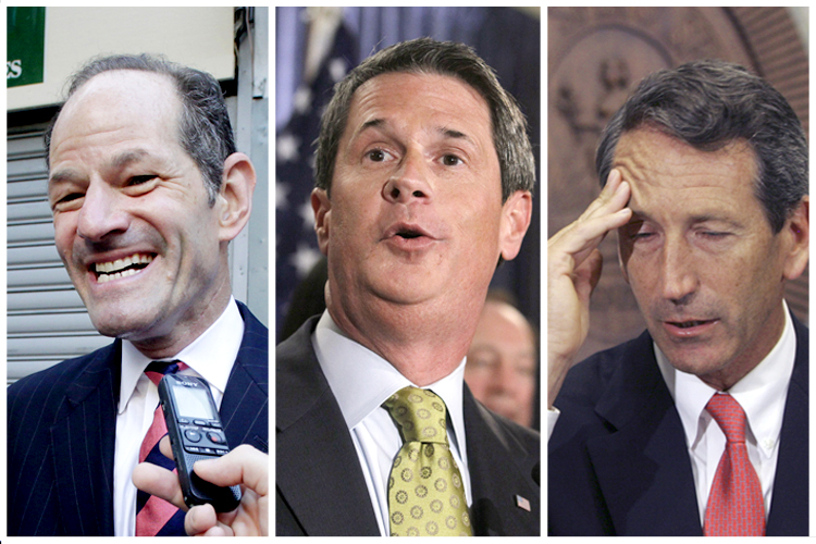 Eliot Spitzer, David Vitter, Mark Sanford (AP/Mark Lennihan/AP/Patrick Semansky/AP/Mary Ann Chastain)