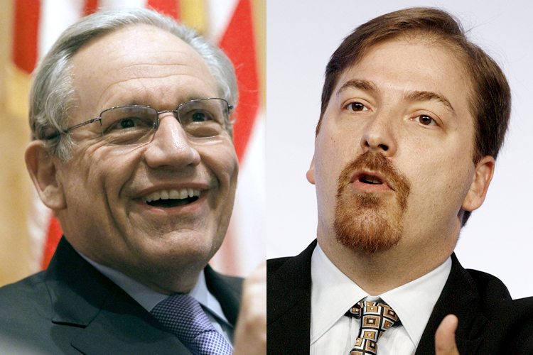 Bob Woodward, Chuck Todd (Reuters/Alex Gallardo/Fred Prouser)