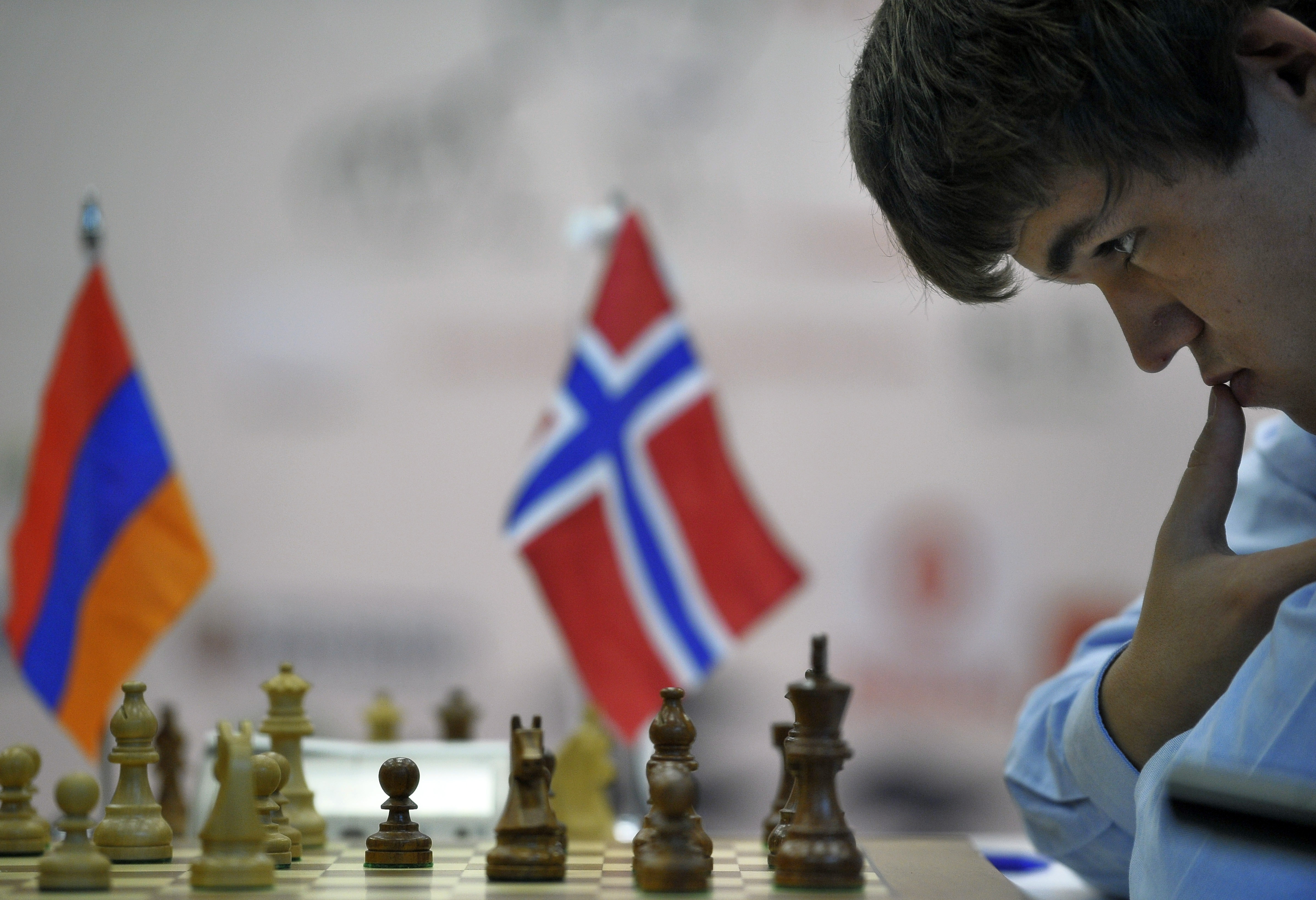 Magnus Carlsen (AP/Alvaro Barrientos)