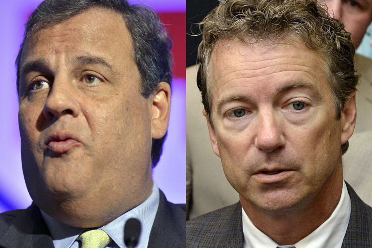 Chris Christie, Rand Paul (AP/Josh Reynolds/Timothy D. Easley)