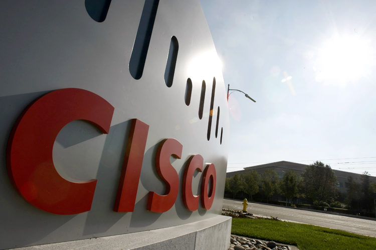 A sign outside Cisco Systems headquarters in San Jose, Calif.  (AP Photo/Paul Sakuma) (Paul Sakuma)