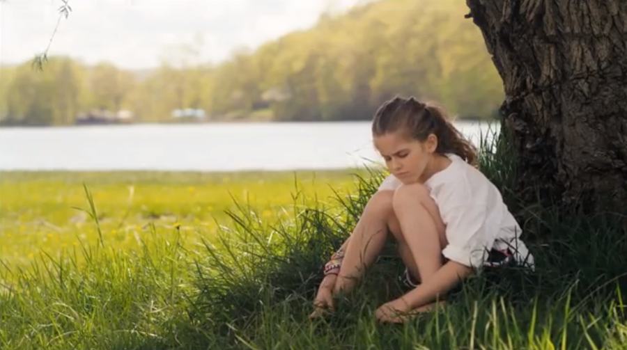 A still from HelloFlo's new ad. (YouTube)