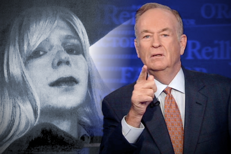 Chelsea Manning, Bill O'Reilly (AP/Fox News/Photo collage by Salon)