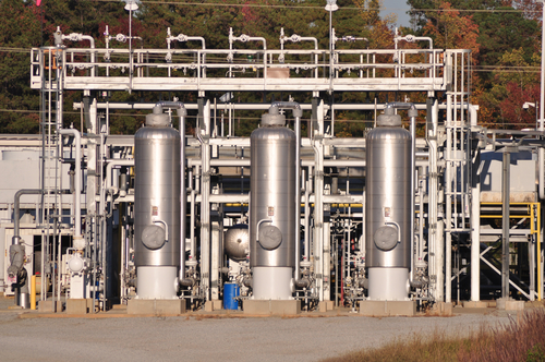 A distribution center for natural gas shipping and delivery (Eric Krouse/Shutterstock)
