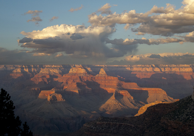 Sunset over the Grand Canyon (Grand Canyon National Park)