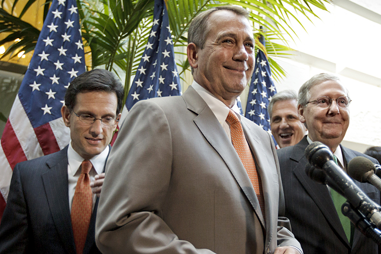 Eric Cantor, John Boehner, Kevin McCarthy, Mitch McConnell (AP/J. Scott Applewhite)