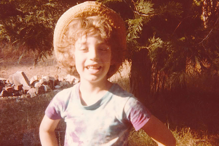 A photo of the author as a boy