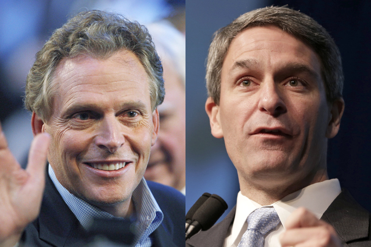 Terry McAuliffe, Ken Cuccinelli (Reuters/Chris Wattie/AP/Steve Helber)