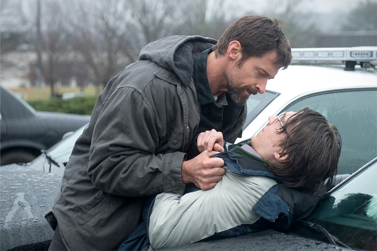 Hugh Jackman and Paul Dano in "Prisoners" (Alcon Entertainment/Wilson Webb)