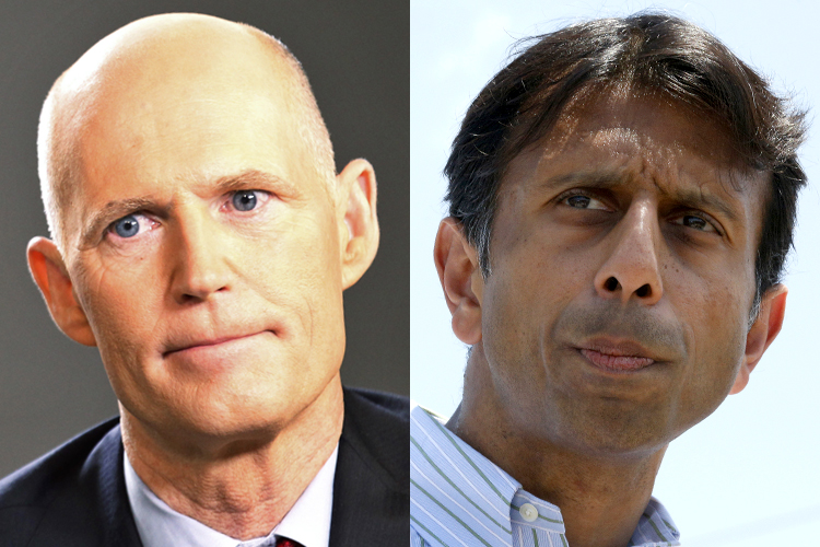 Rick Scott, Bobby Jindal (Reuters/Brendan Mcdermid/Jonathan Bachman)