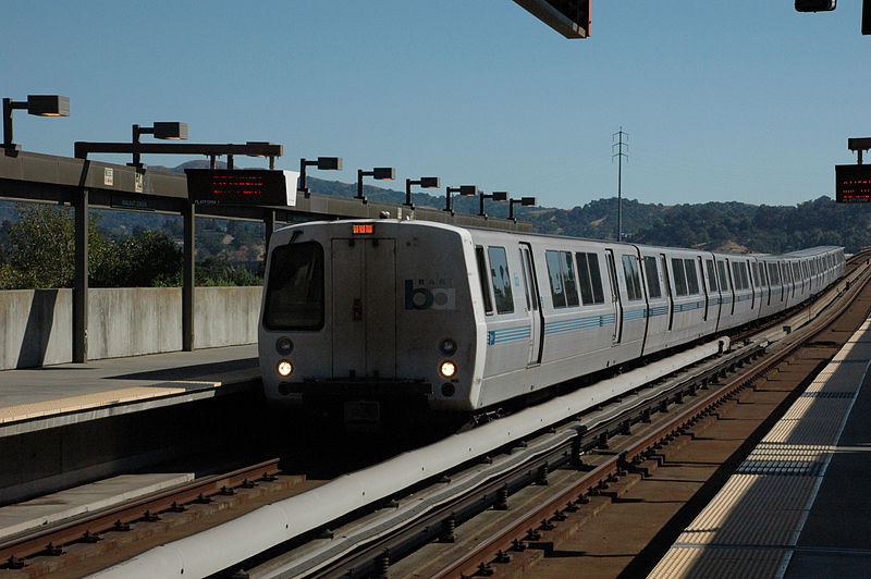 BART system train (Wikimedia)